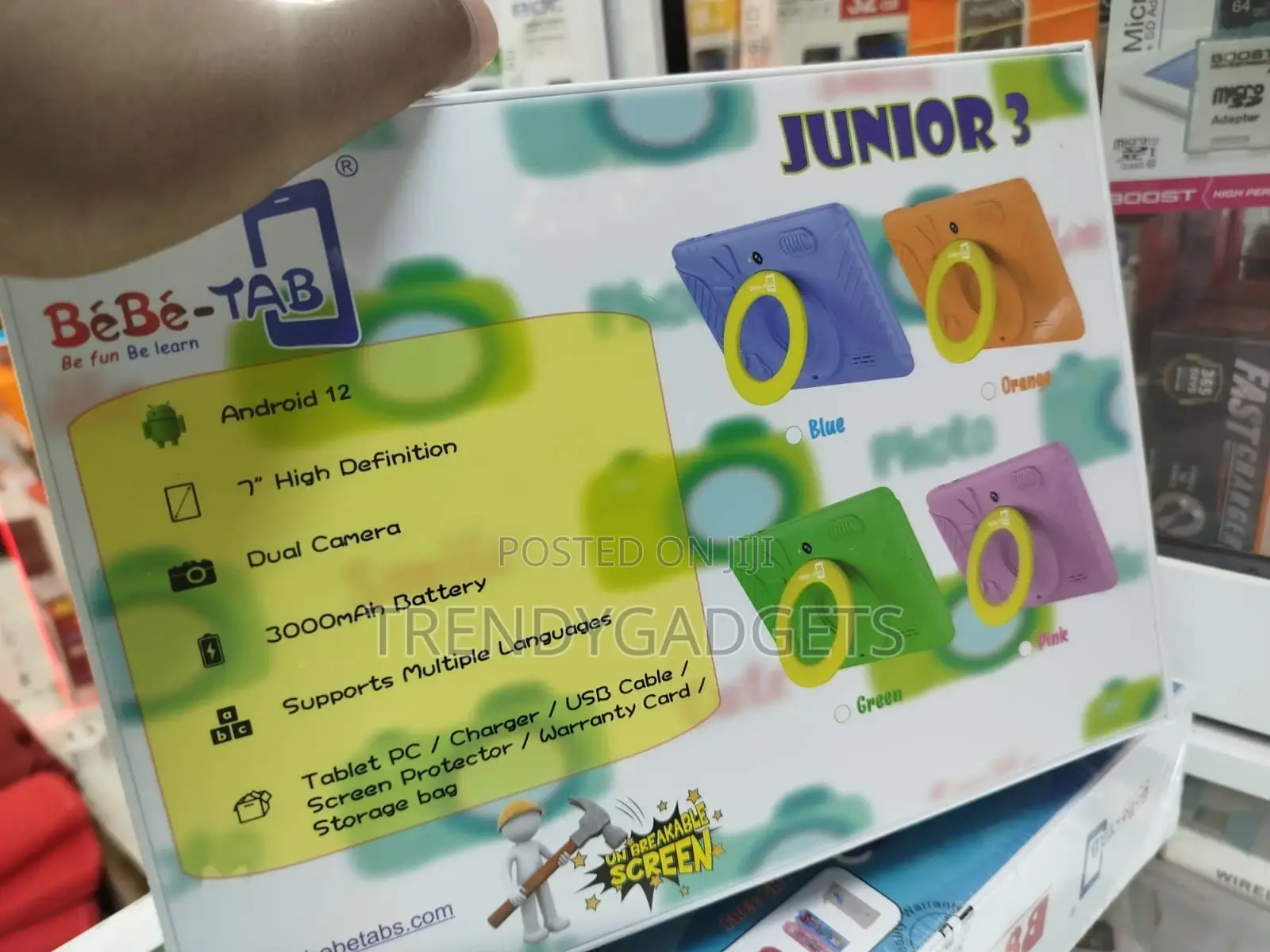 Bébé-Tab JUNIOR 3 - Kids' Learning Tablet