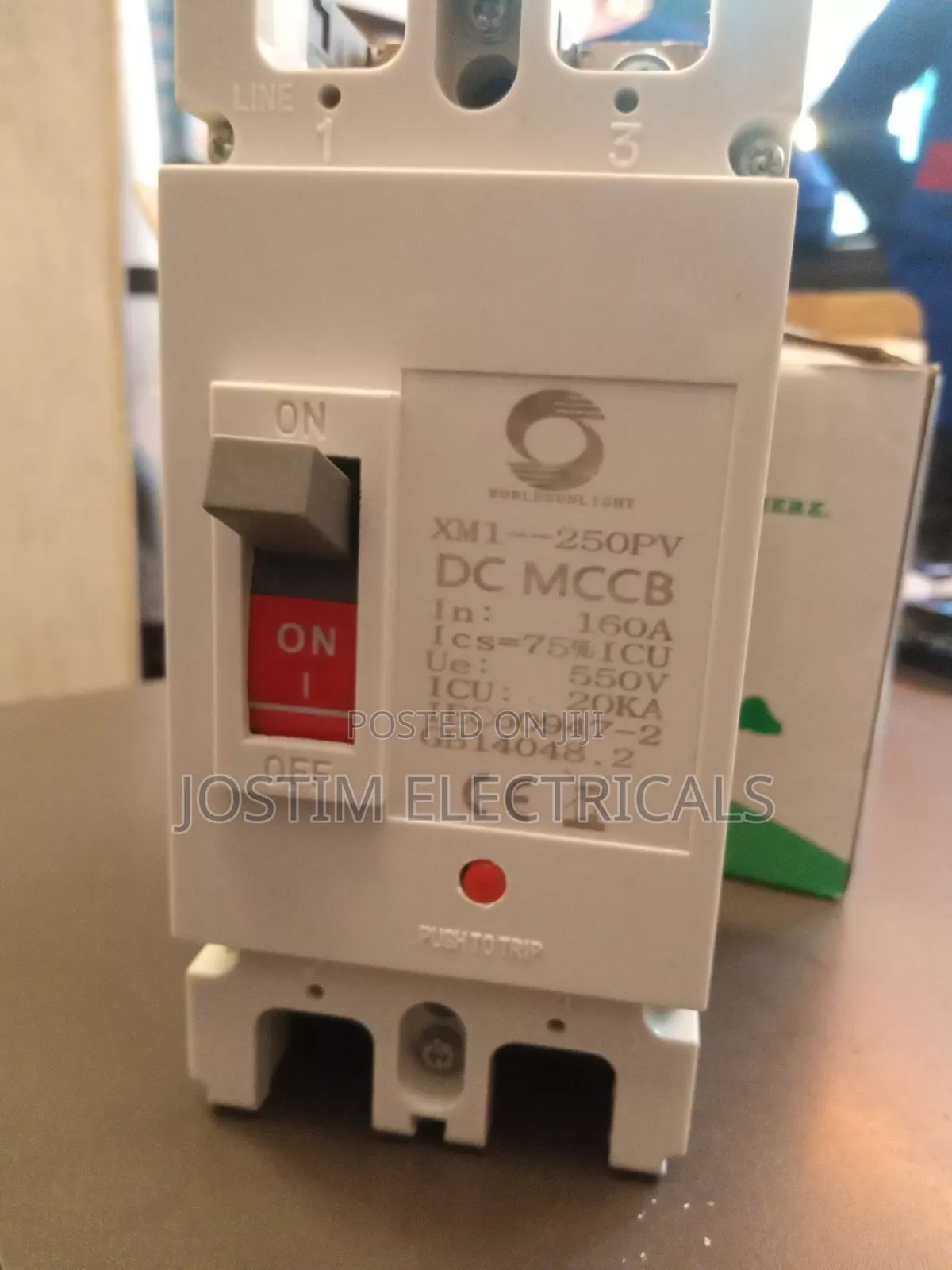 160A DC McCb 2pole