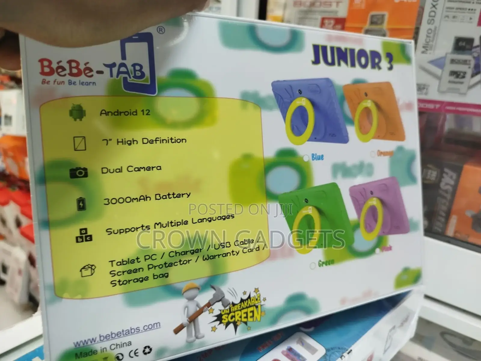 Bébé-tab JUNIOR 3 - Child-friendly Learning Device