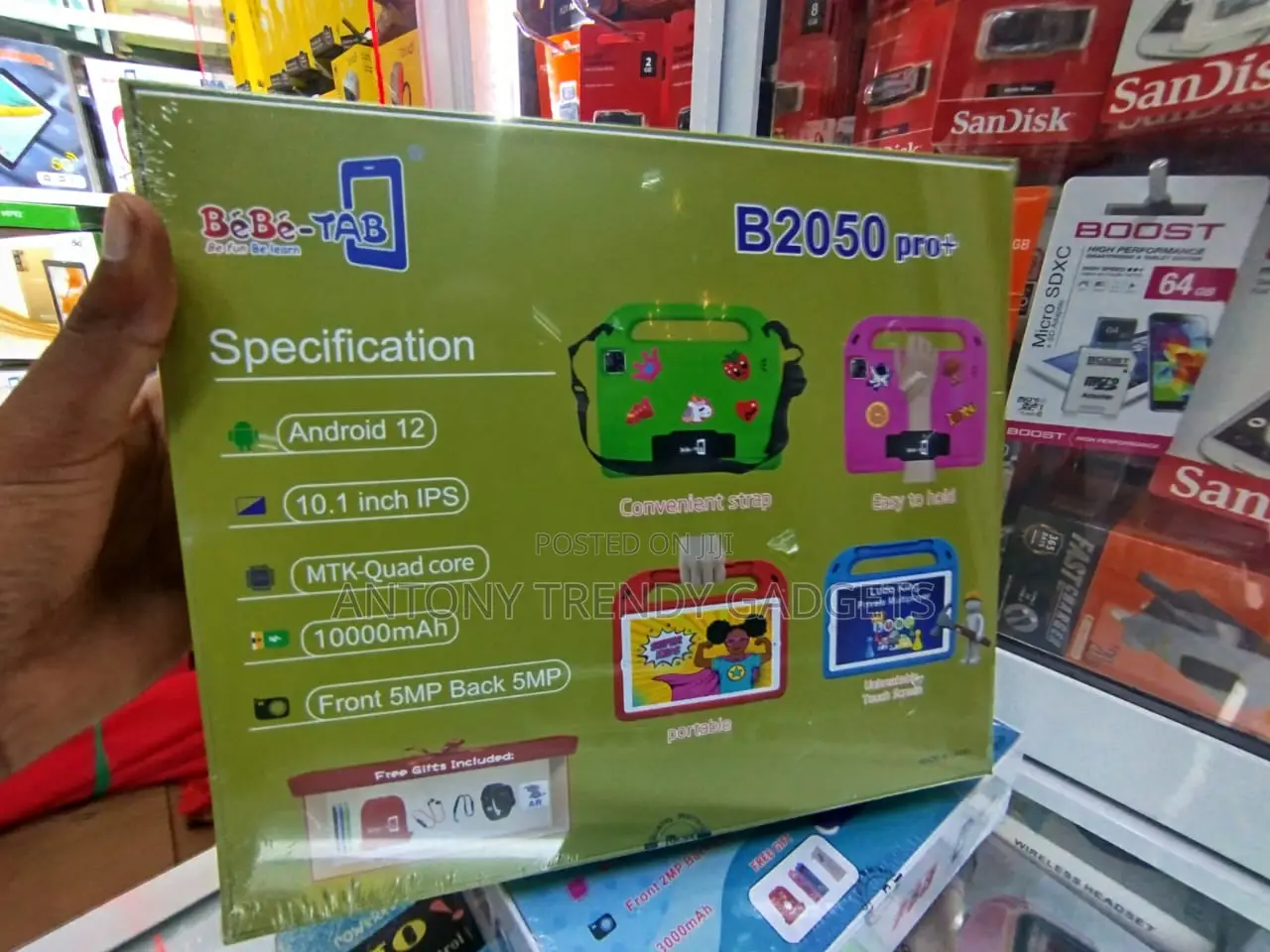 Bébé-Tab B2050 Pro+ - High-Definition Android Tablet