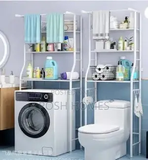 Metallic Toilet Organizer
