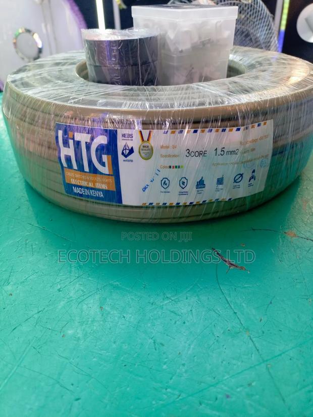 1.5mm HTC Twin With Earth Local Cables - main view