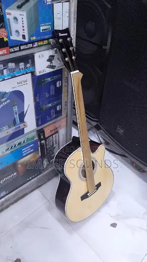 Ibanez Semi Acoustic Guitar 40inch Brown Color (With Tuner)