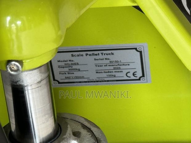 Scale Pallet Truck - thumbnail 6