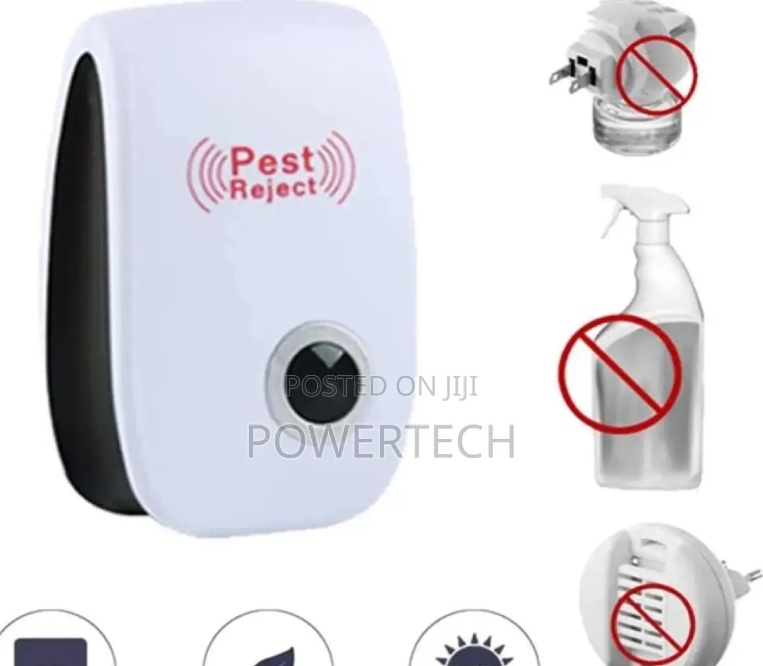 PEST REJECT Ultrasonic Pest Repeller to Repel Rats,