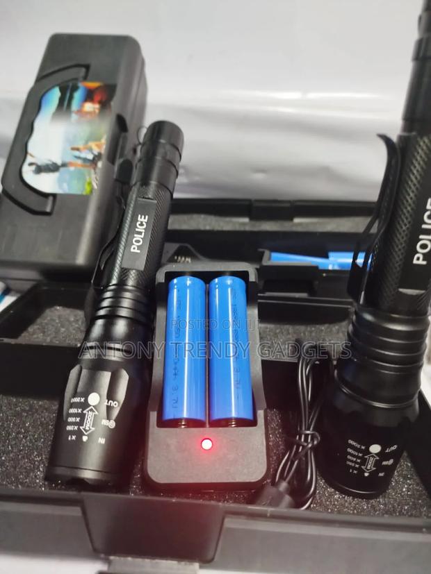 Rechargable Flashlight With Zooming Capability