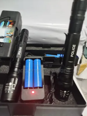Zooming Flashlight Police Torch |Rechargable