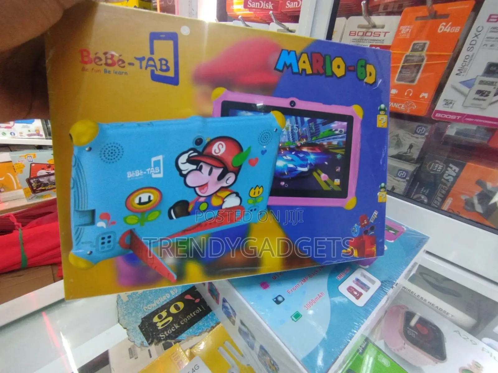 Bébé-Tab MARIO-6D - Vibrant Learning and Play Tablet