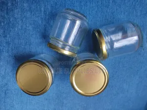 30x Spice Jar 195ml 80mm Long With Gold Lug Cap 63mm