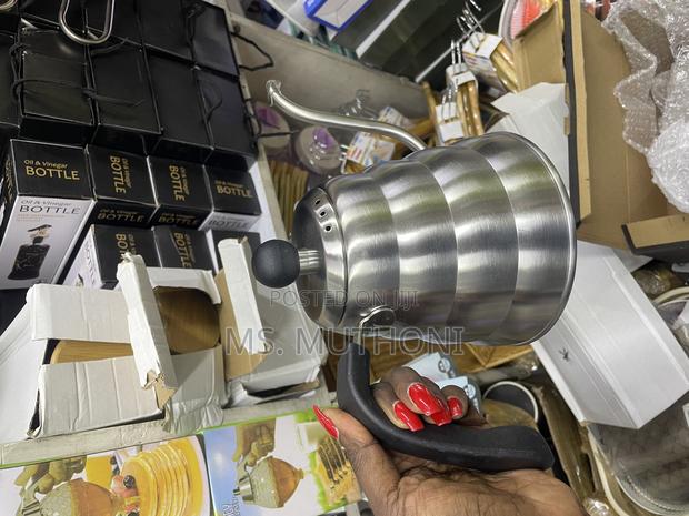 1.2L Stainless Steel Coffee Kettle Gooseneck Thin Spout - thumbnail 3