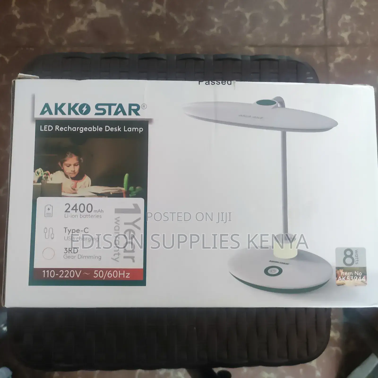 Desk Lamp Rechargeable Akko Star LED Study Lamp Adjustable
