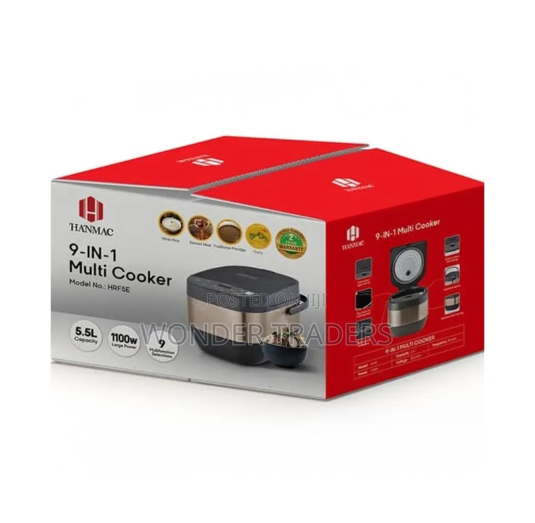9 in 1 Hanmac Multi Cooker 5.5L