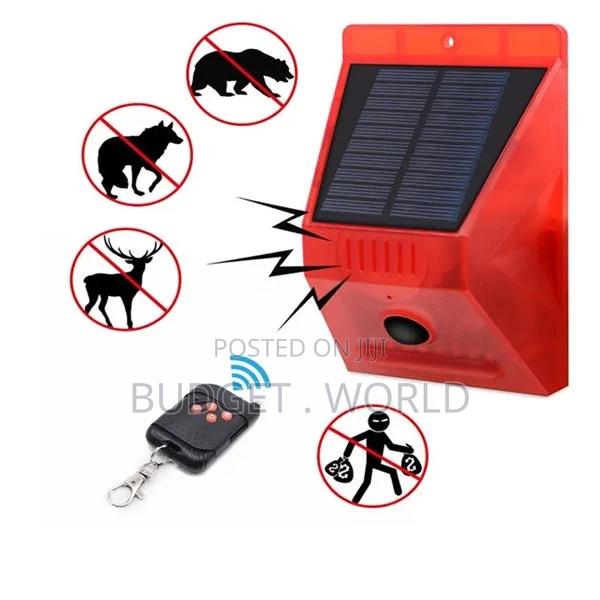 Waterproof Solar Warning Light Solar Powered Alarm