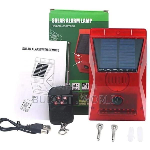 Solar Security Alarm - main view