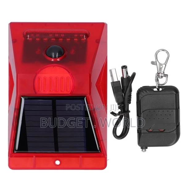 Remote Control - Solar Powered Motion Sensor Alarm - main view