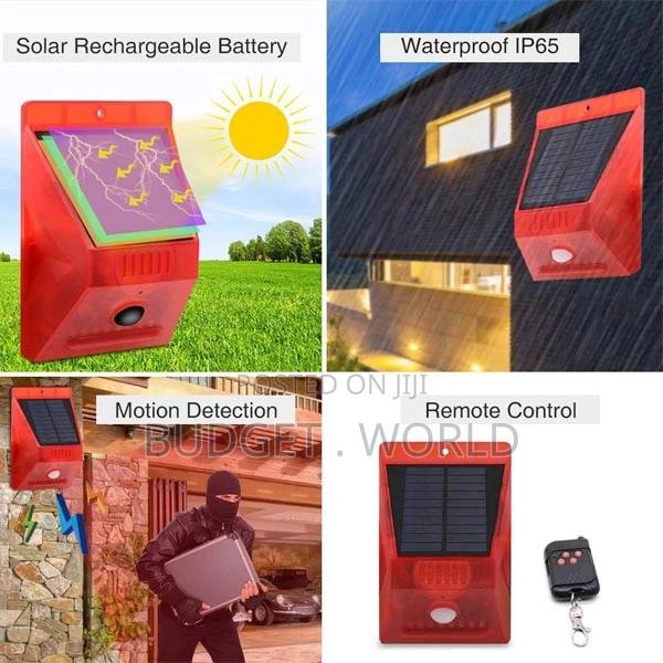 Alarm Outdoor Solar Powered -Solar Powered Motion Sensor