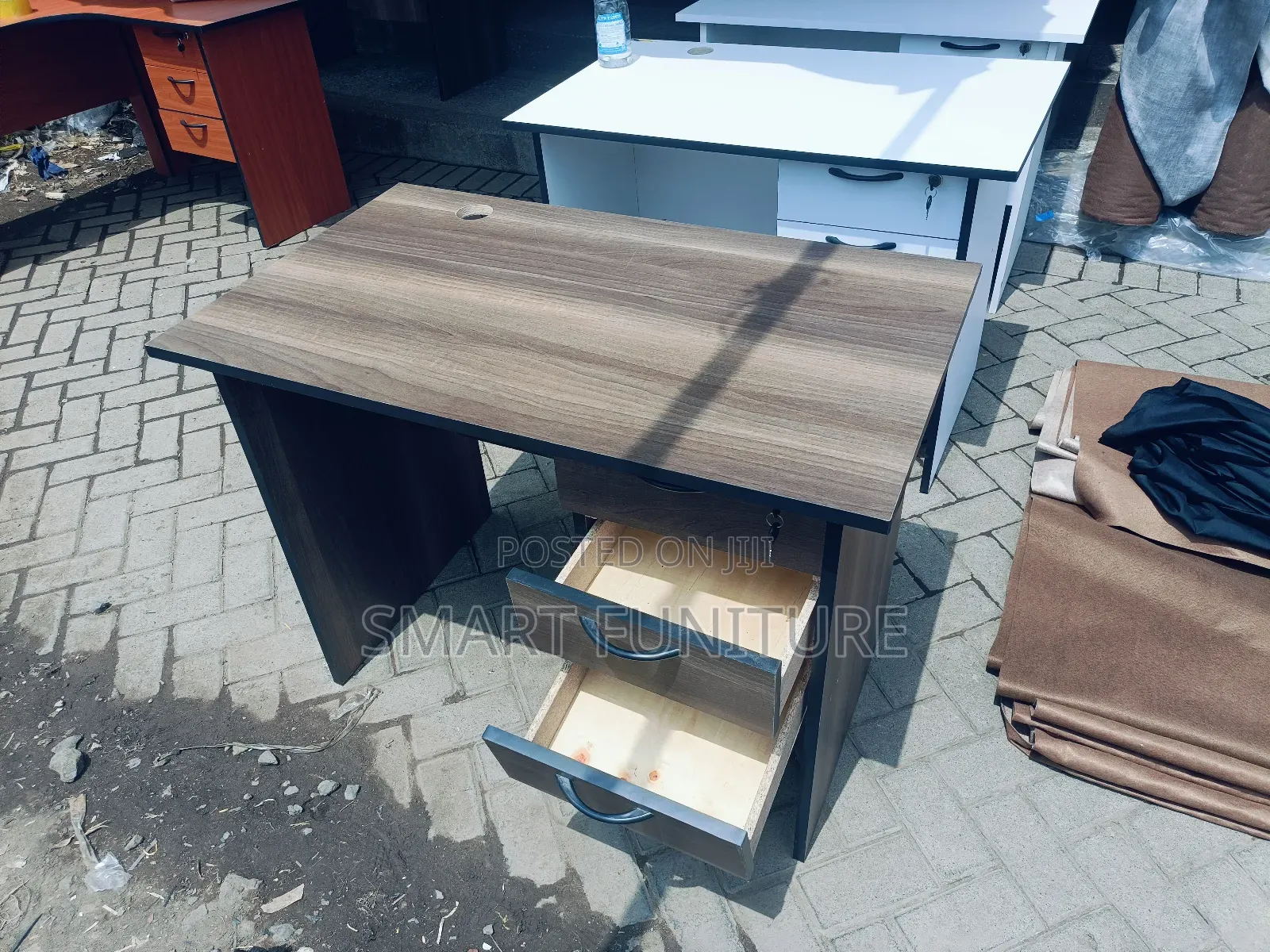 Walnut Desk Office Desk With Drawers