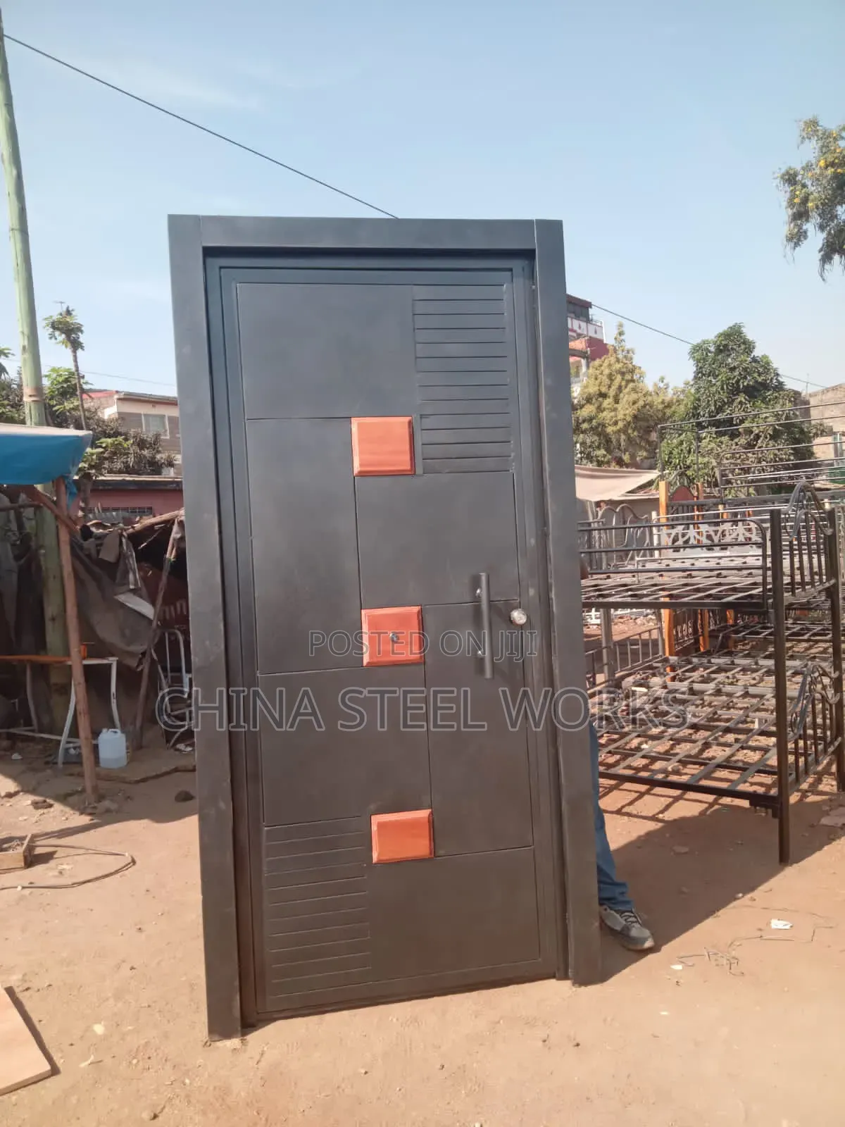 Security Metallic Door