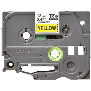 Brother Genuine Tze-631 Labelling Tape – Black on Yellow, 12