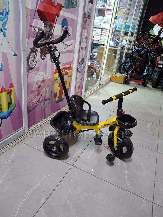 Tricycle With Push Handle,Tricycle With Push Handle for Kids - main view