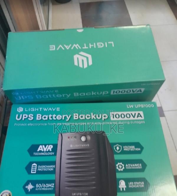 1KVA Lightwave 1000va UPS 2 Port 3 PIN