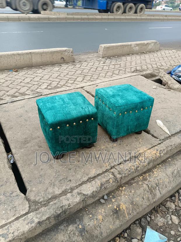 Pedicure Stools, Green - main view