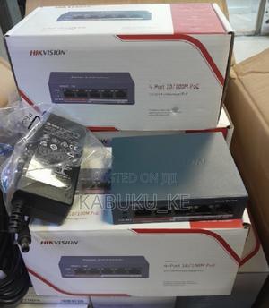 Hikvision 4-Ports 100mbps Poe Switch Full POE Switch - thumbnail 2