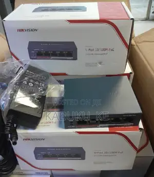 Hikvision 4-Ports 100mbps Poe Switch Full POE Switch
