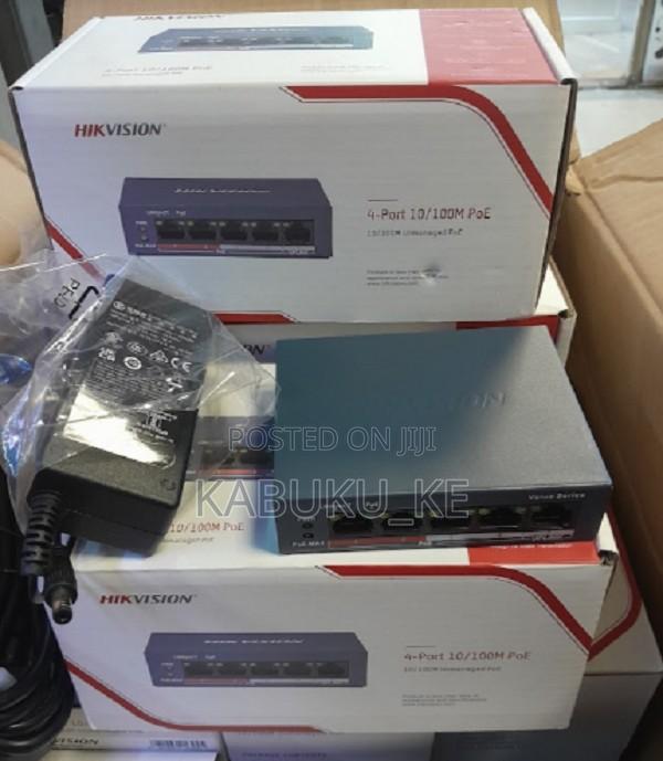 Hikvision 4-Ports 100mbps Poe Switch Full POE Switch - main view
