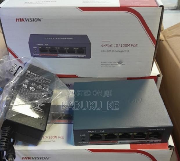 Hikvision 4 Port POE Switch - main view