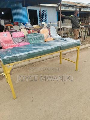 Foldable Jungle Green and Gold Massage Bed - thumbnail 2