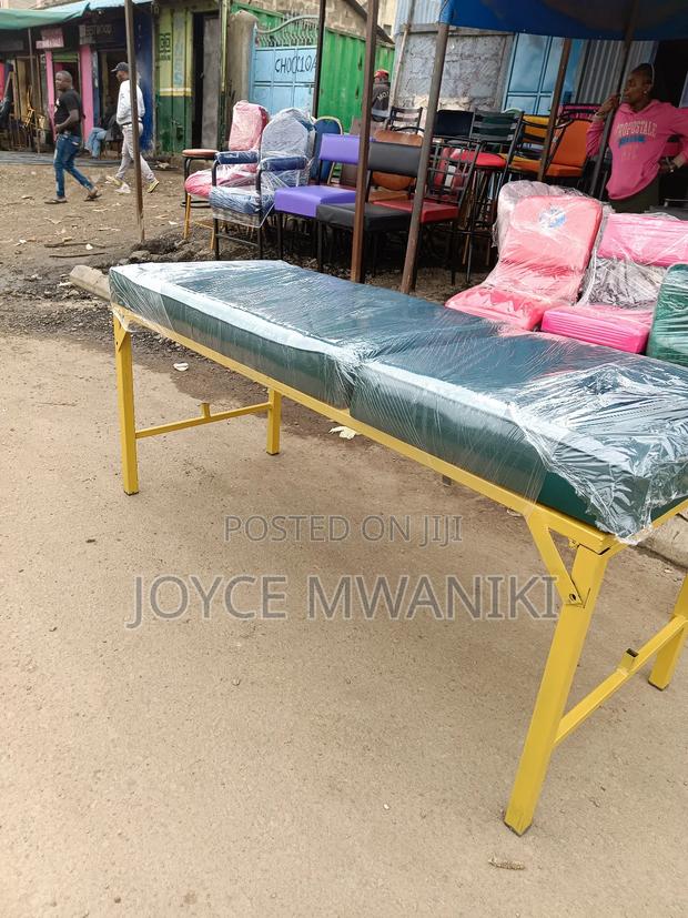 Foldable Jungle Green and Gold Massage Bed - thumbnail 3