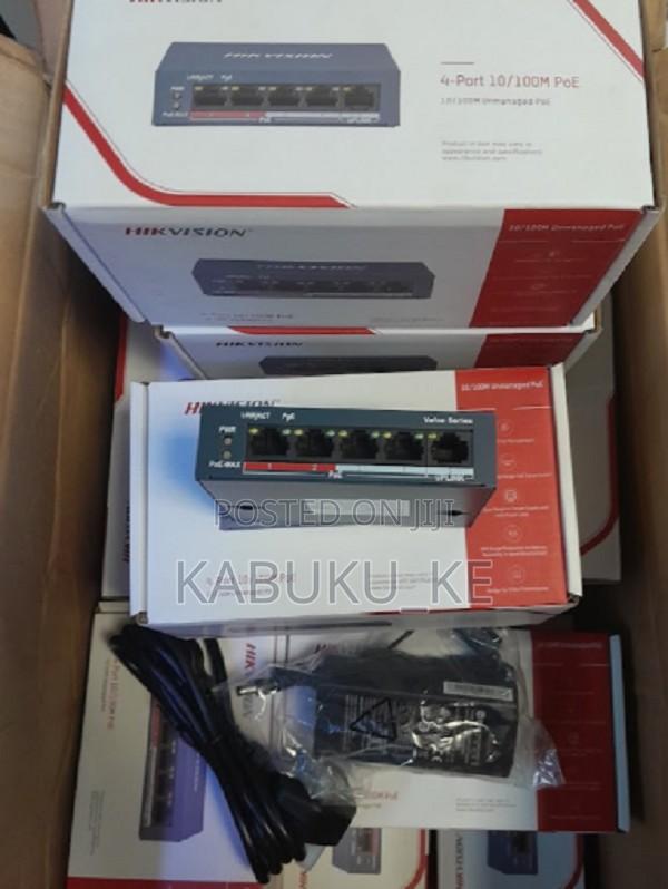 Brand New Hikvision 4-Ports 100mbps Unmanaged Poe Switch