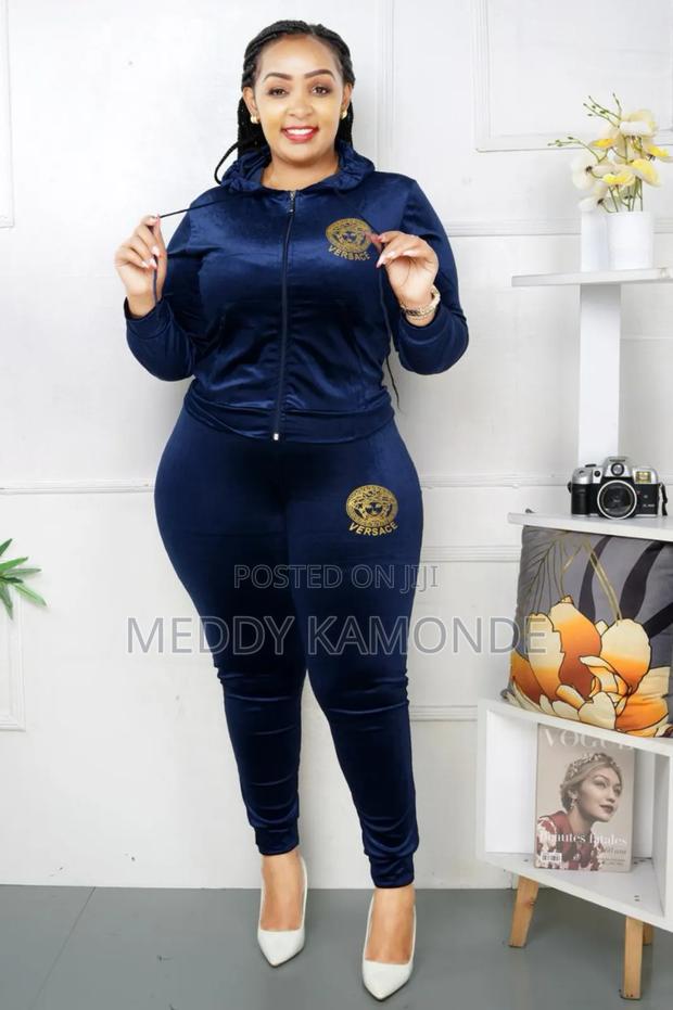 Designer Velvet Tracksuit - thumbnail 2