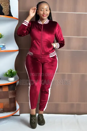 Designer 2pc Velvet Tracksuit
