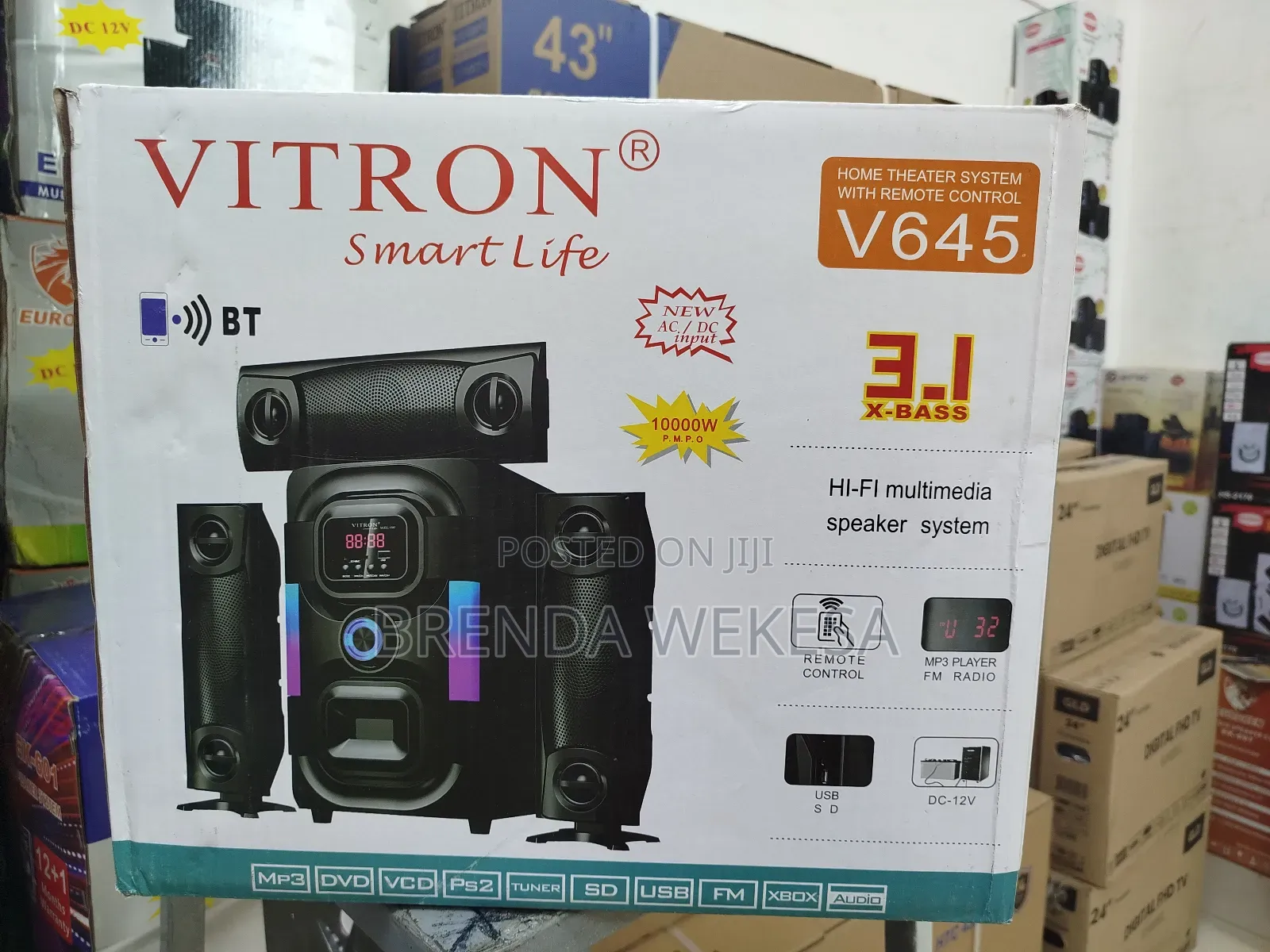 Vitron V645 Subwoofer 10000w 3.1inch