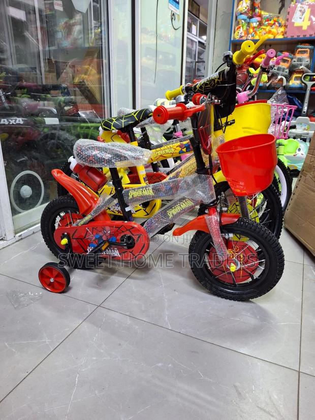 Spiderman Bike Size 12 for Kids - main view