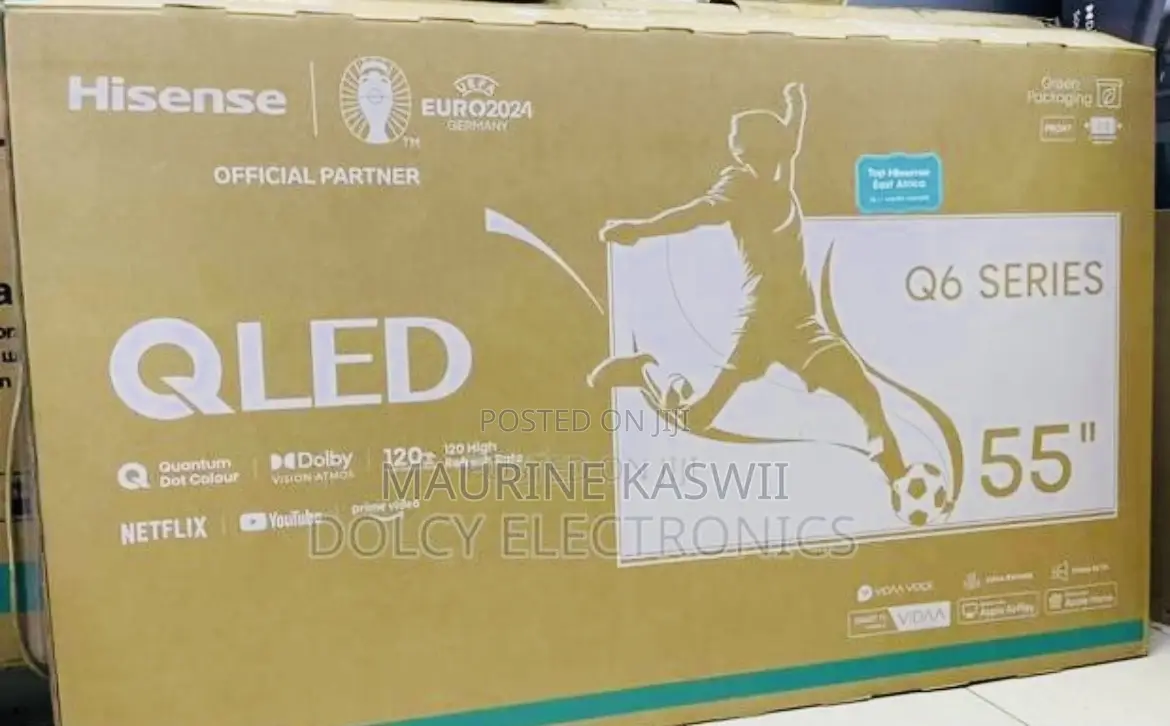 Hisense 55 Inch Smart Qled Q6nken(2024) Model