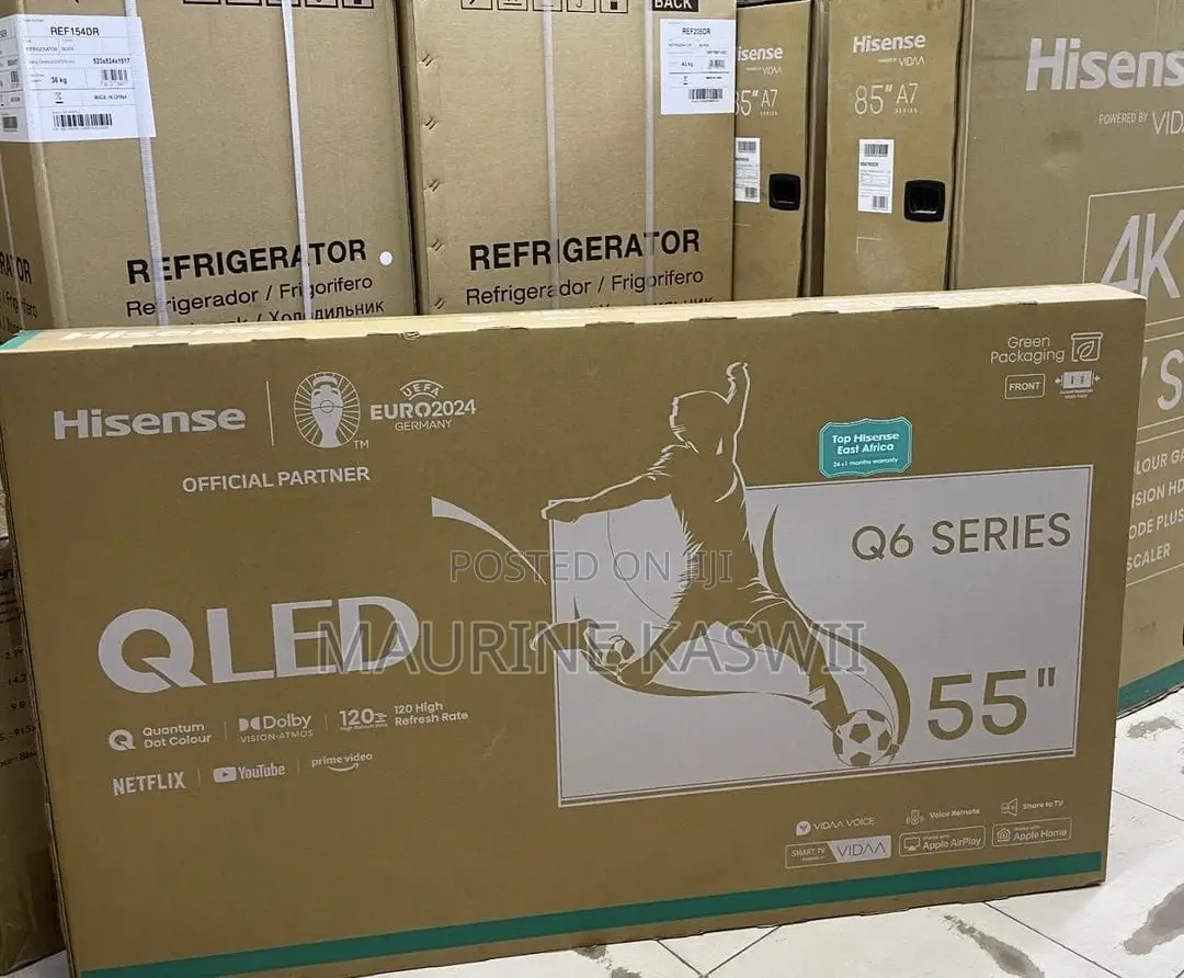 Hisense 55 Inch Smart Qled Q6nken(2024) Model