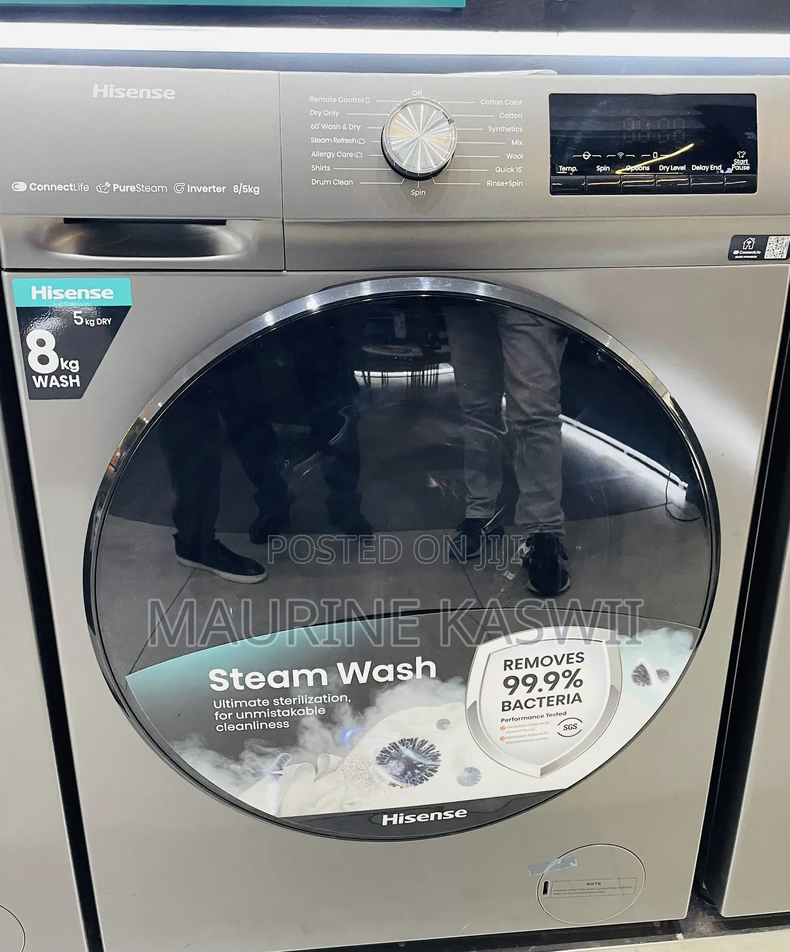 Hisense 8kg Wash 5 Dry Front Load Wd3q8043bt