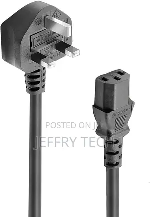 Kettle Lead 250V 13A Desktop Power Cable UK Mains Lead for P
