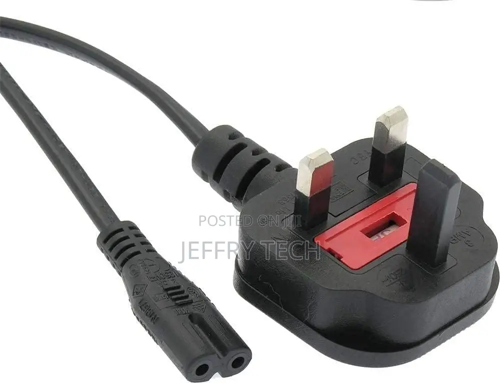Power Cable UK 3PIN Plug to IEC C7 Figure 8 Cord Compatible