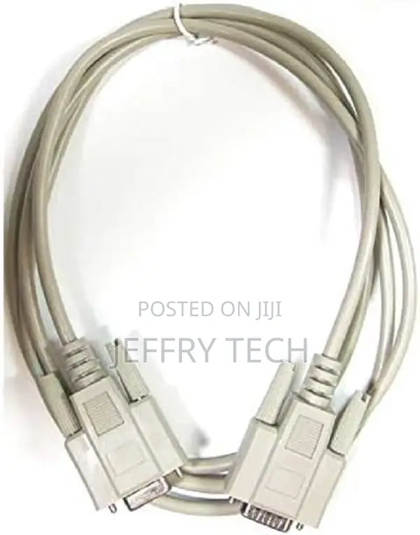 6 Ft DB9 M/F Serial Extension Cable RS232 Beige Color