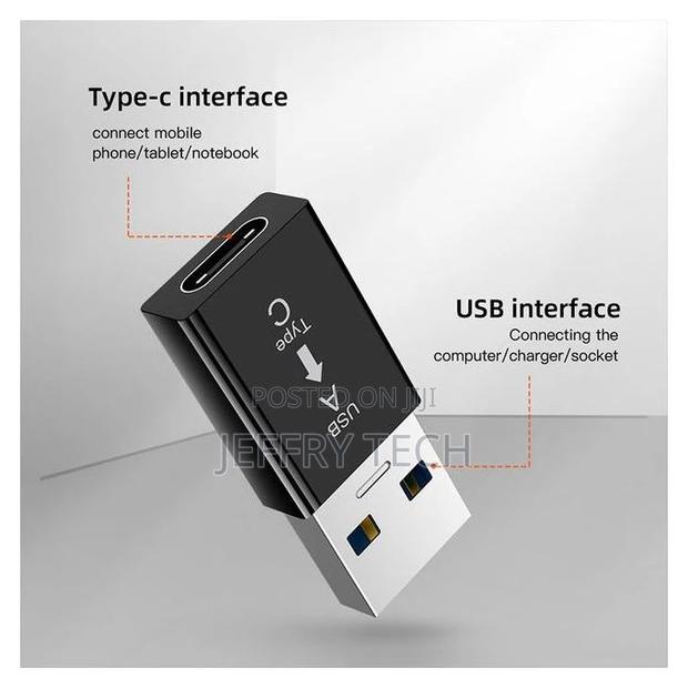 Usb 3.0 Male to Usb Type C Female Otg Data Adapter Converter - main view