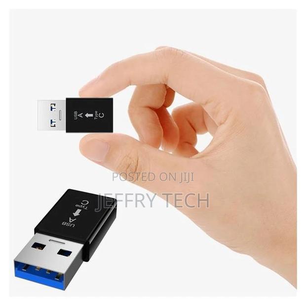 Usb 3.0 Male to Usb Type C Female Otg Data Adapter Converter - thumbnail 2