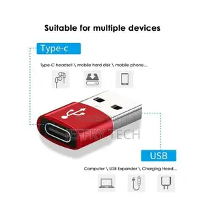 Mini Type-C Female to Usb 3.0 Male Adapter Data Transfer Cha