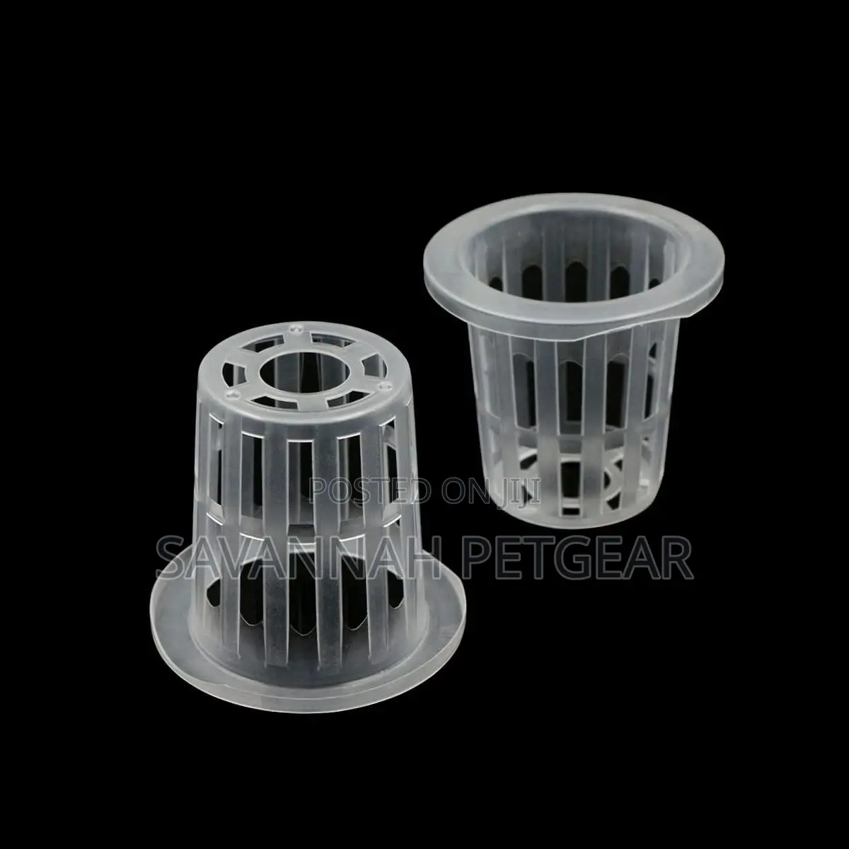 Net Pot for Hydroponics Garden Net Cup Plastic -White(100pc