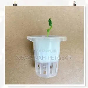 Net Pot for Hydroponics Garden Net Cup Plastic -White(100pc