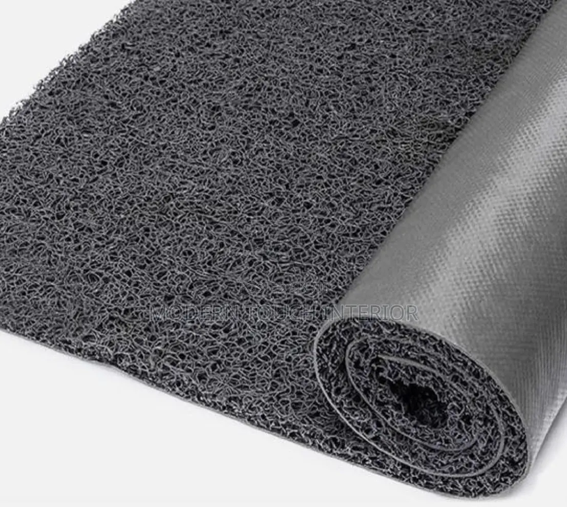 Anti-Slip Grey PVC Spaghetti Carpet