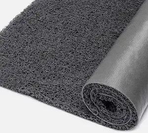 Anti-Slip Grey PVC Spaghetti Carpet